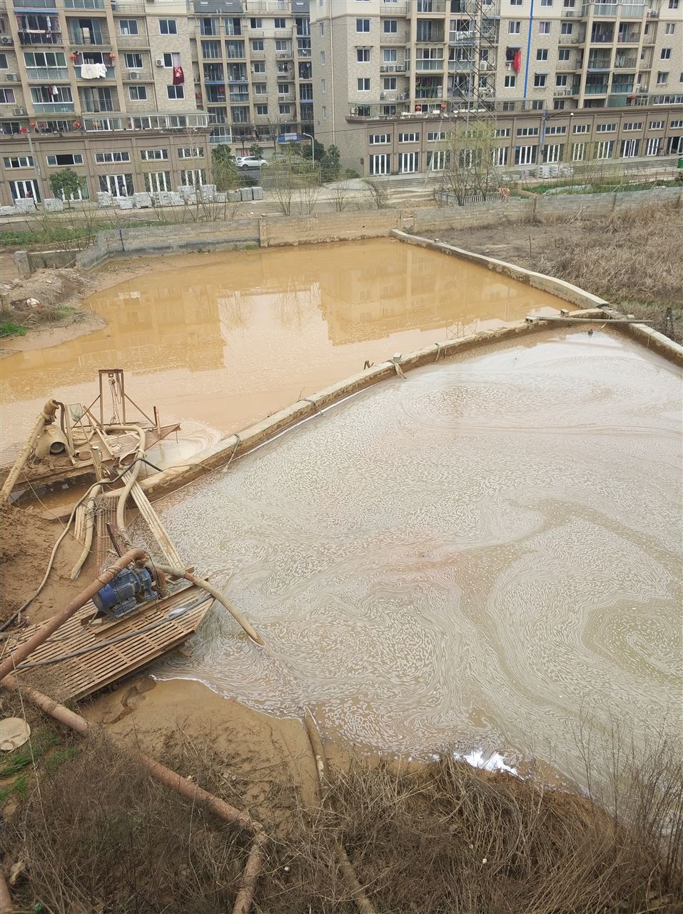 余干沉淀池淤泥清理-厂区废水池淤泥清淤